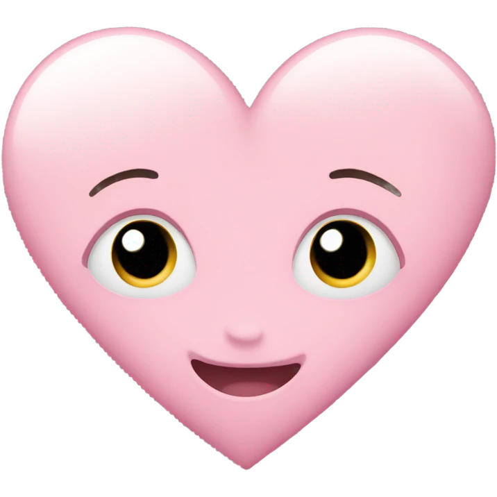 pastel pink heart emoji
