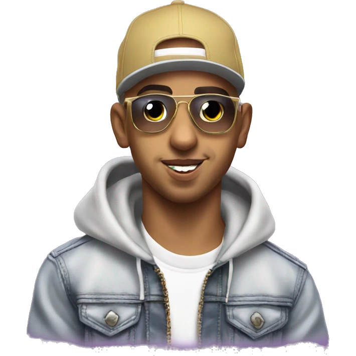 Puerto Rican rapper and singer Bad Bunny
 emoji