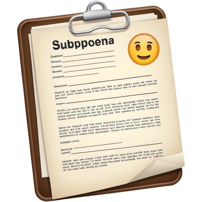 Go get a fucking subpoena emoji