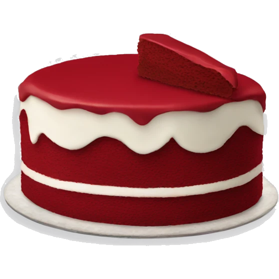 Red velvet cake  emoji