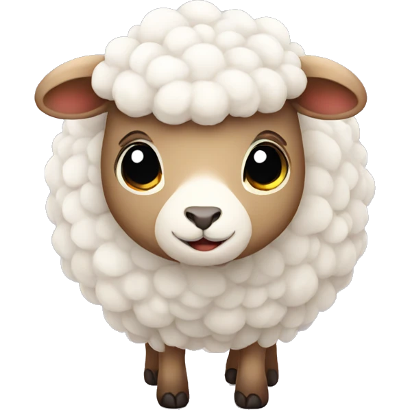 Cute Sheep  emoji