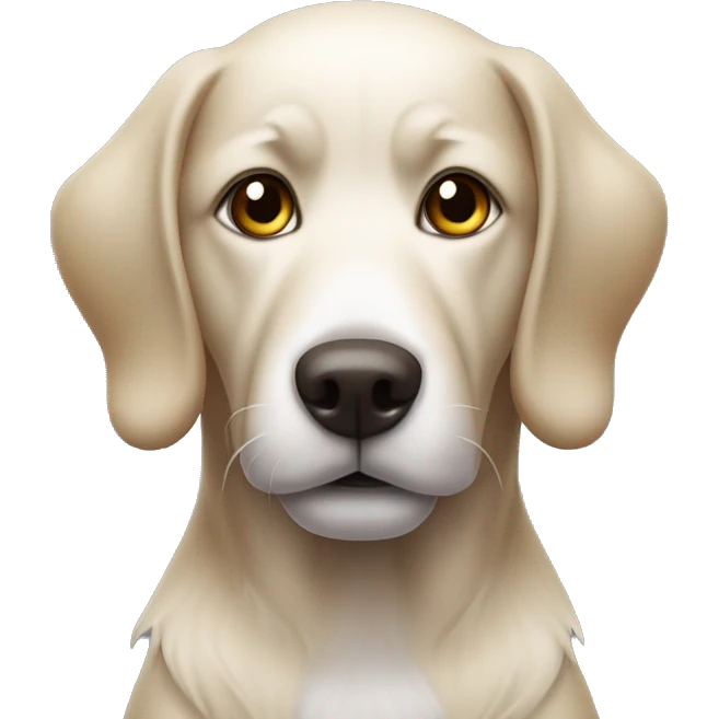 Now the dog is all sticky. He must ask his owner for a bath before dark.  emoji