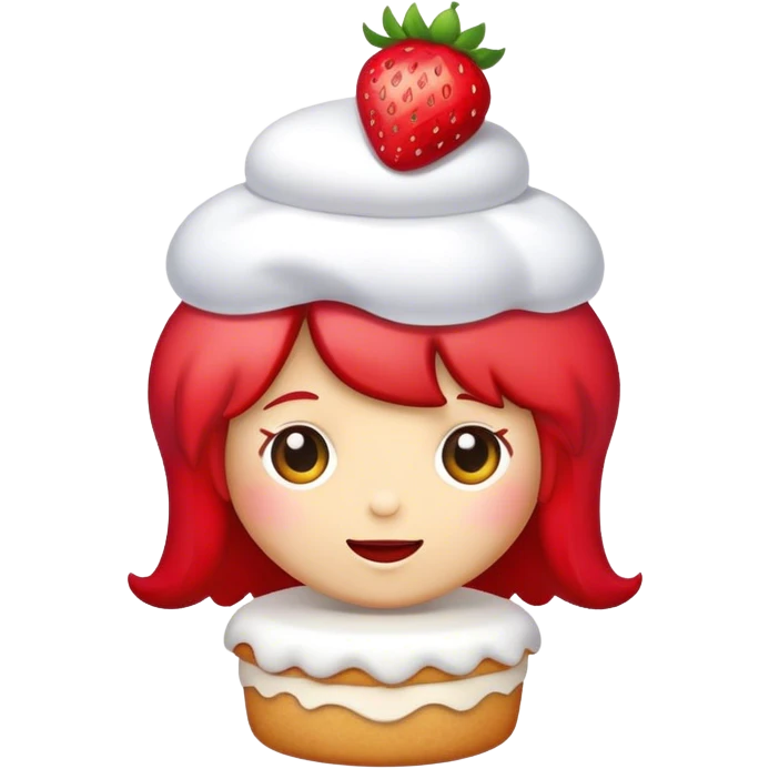 strawberry shortcake emoji