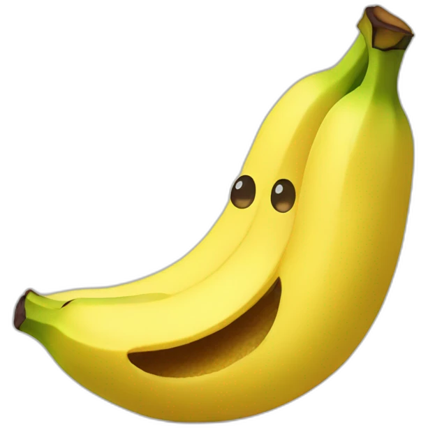 Kawaii banana emoji