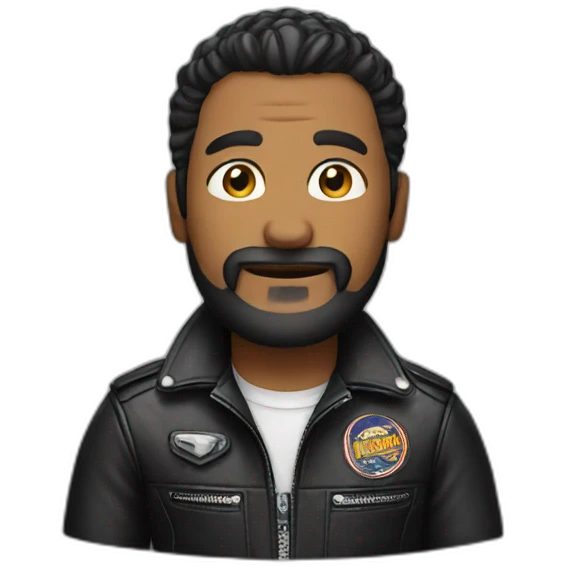 men in biker emoji