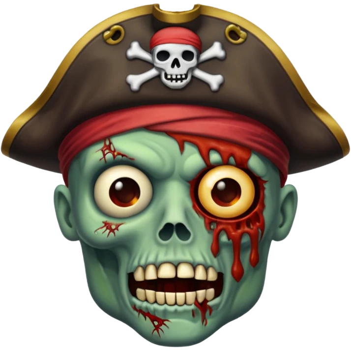 Pirate Zombie  emoji