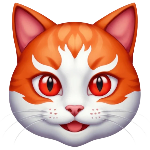 cat red eyes on her chest is the cutest person monster red and white in my opinion and she has a lot to do  emoji