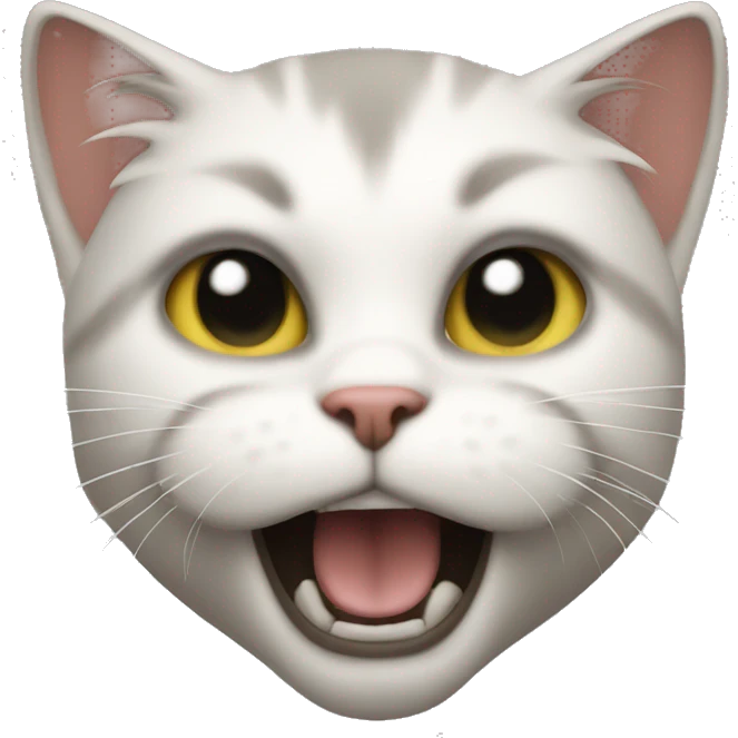 Headbanging kitten  emoji