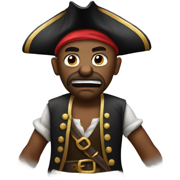Irate pirate emoji