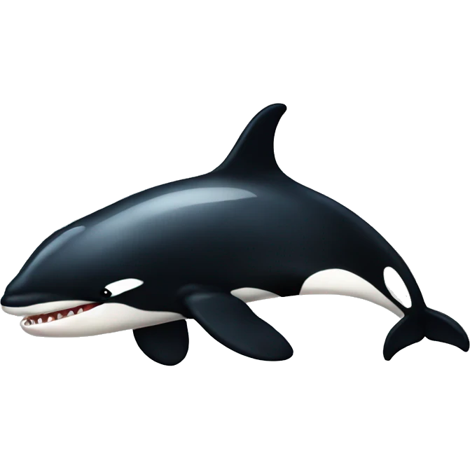 Angry killer whale emoji