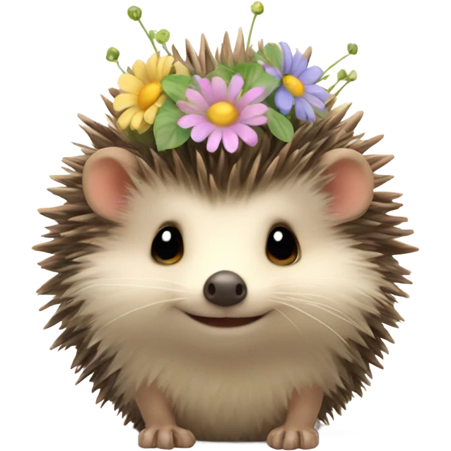 hedgehog fairy emoji