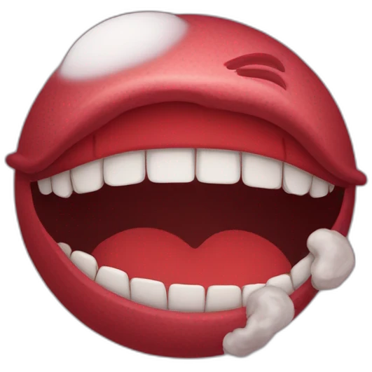 La pleine lune rouge emoji