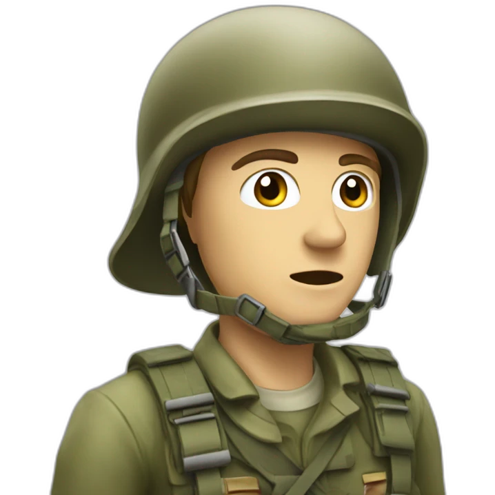 Plastain in war emoji