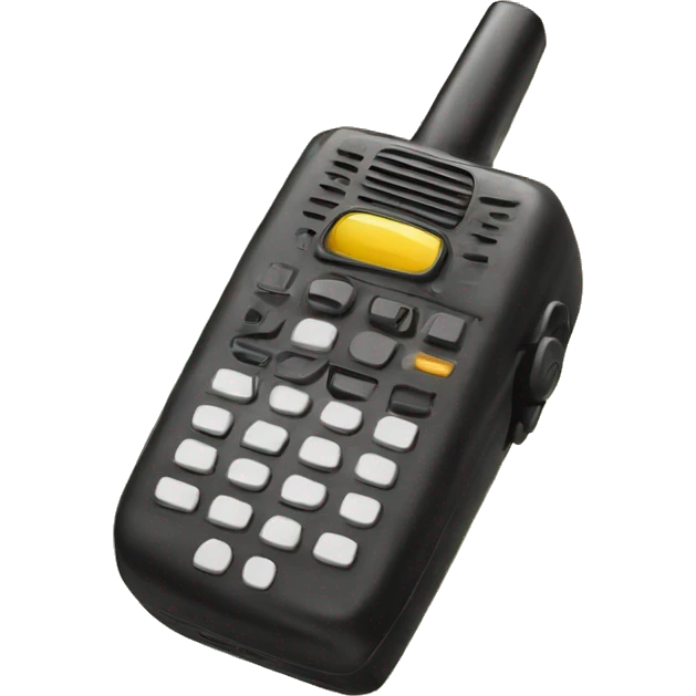 80's Walkie talkie emoji