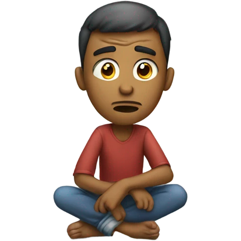 Taking forever person mad emoji