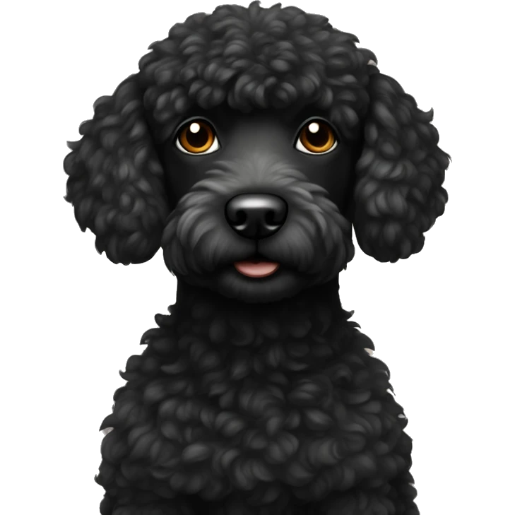 Black Pudel  emoji