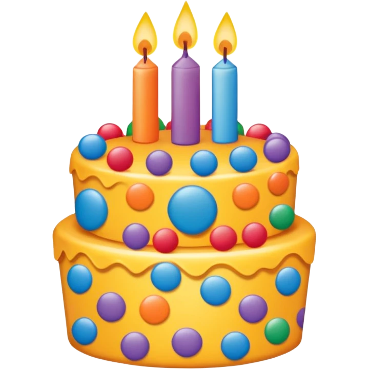 birthday sign in poke a dot emoji