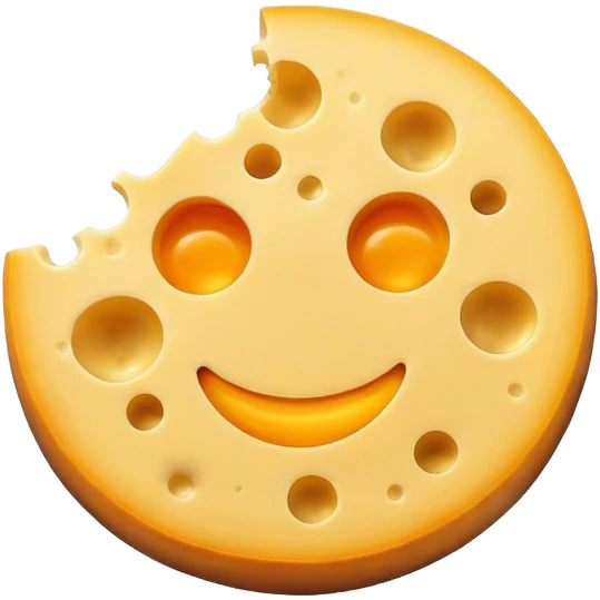 cheese full moon emoji
