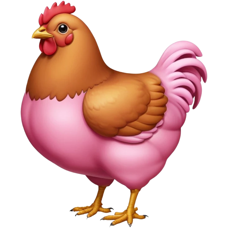 chicken butt emoji