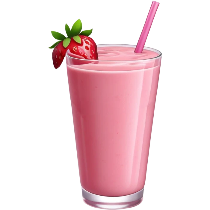 smoothie strawberry emoji