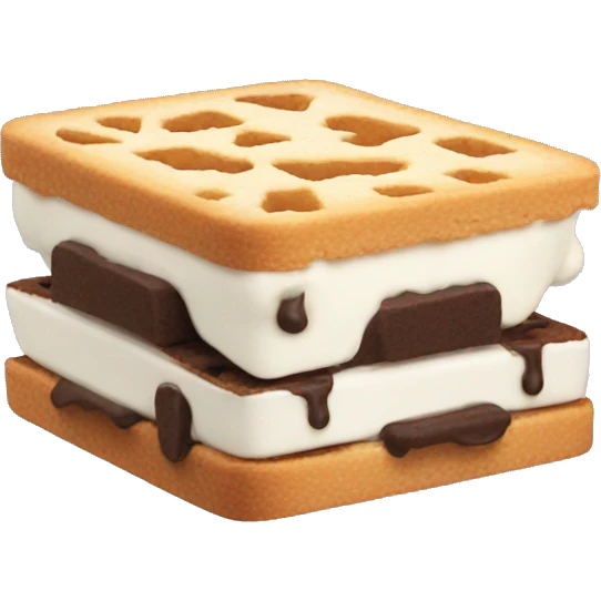 Smiling ice cream sandwich emoji