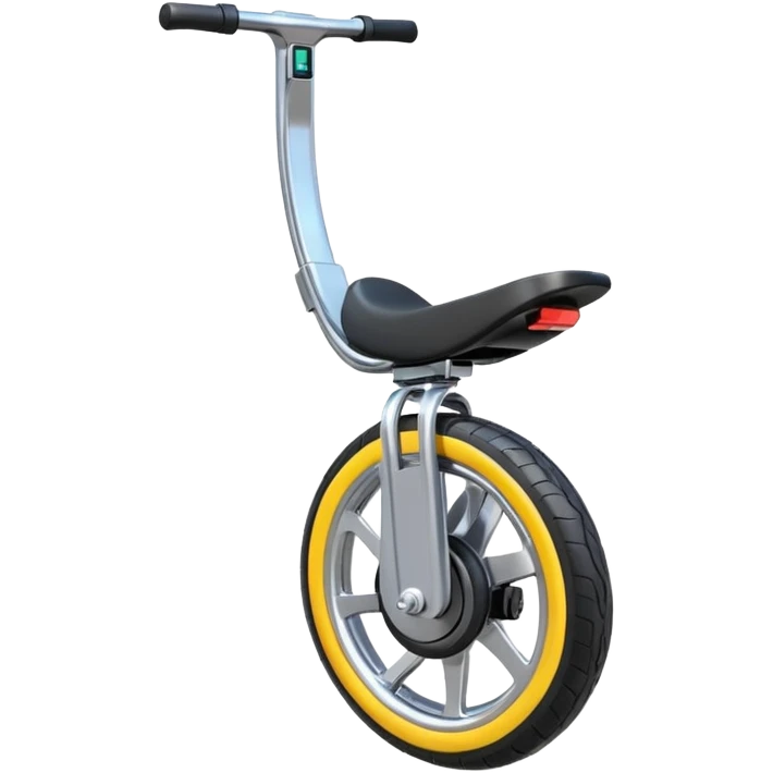 an emoji of an ELECTRIC unicycle in a format 128 pixel by 128 pixels emoji
