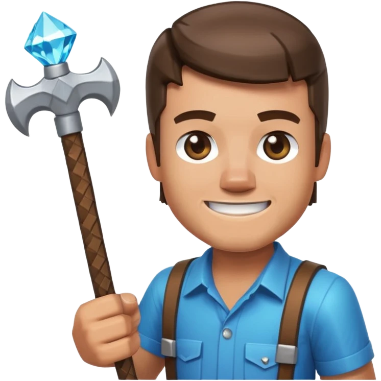 Steve Minecraft emoji