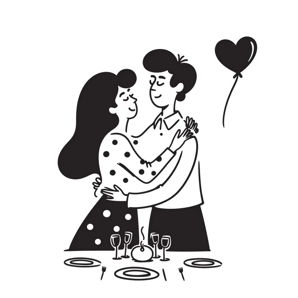 couple celebrating anniversary emoji