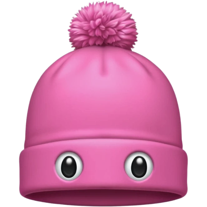 gorro de  egresados color rosa emoji
