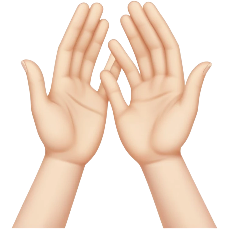 Both hands on neck crossing  emoji