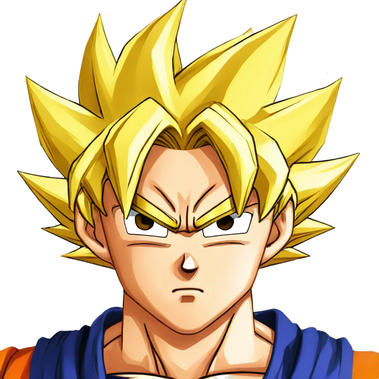 super serious ssjb goku dragon ball kakumei yellow  emojiemoji emoji
