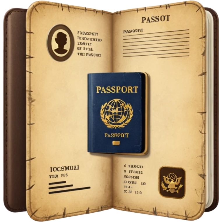 old Passport emoji