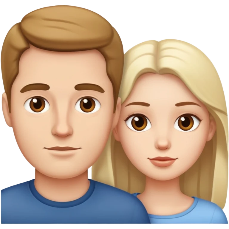 white guy and girl emoji