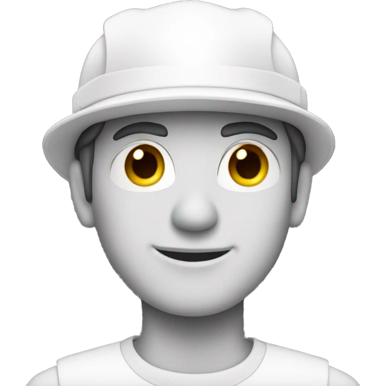 Engineer white hat emoji