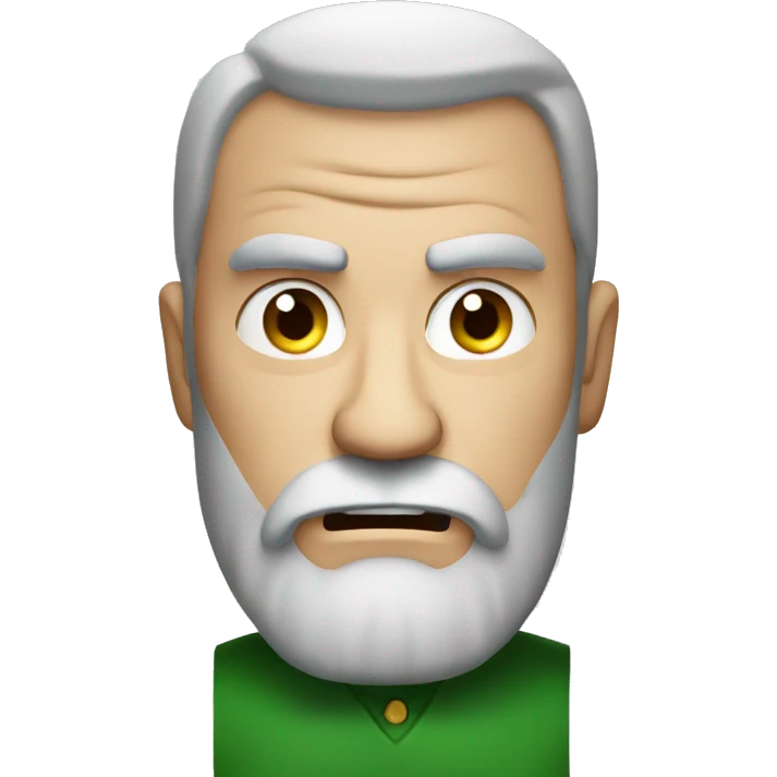 irish angry man with beard emoji