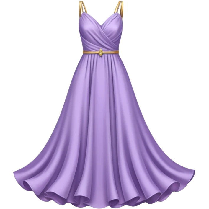 light purple dress emoji