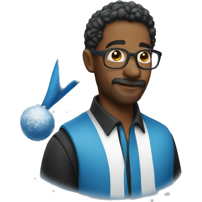 Blue Christmas  emoji