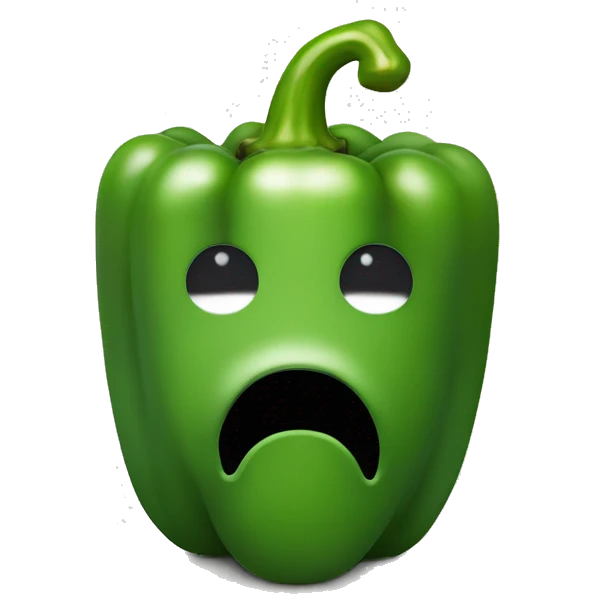Bell pepper. no face. emoji