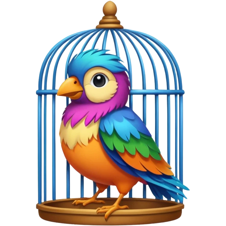 bird in cage emoji