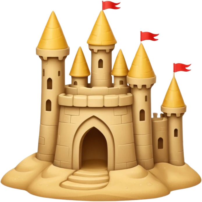 sand castle emoji