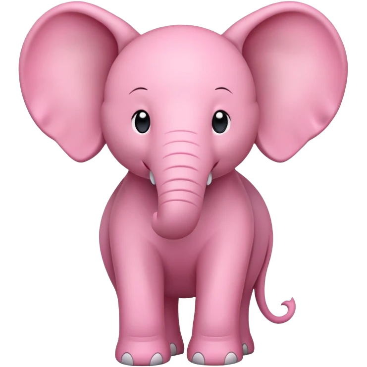 Pink elephant  emoji