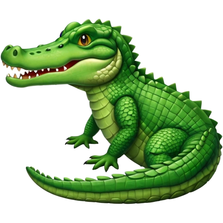 crocodile whole body emoji