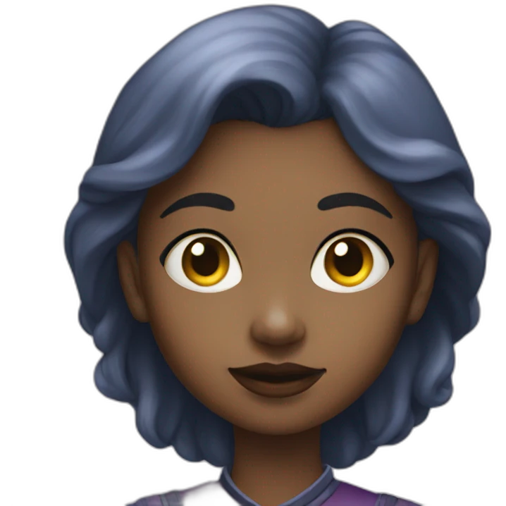 Moon girl emoji
