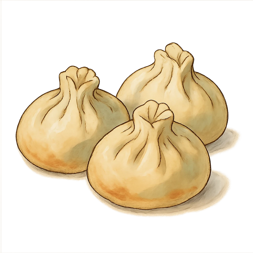ghibli style dumplings emoji
