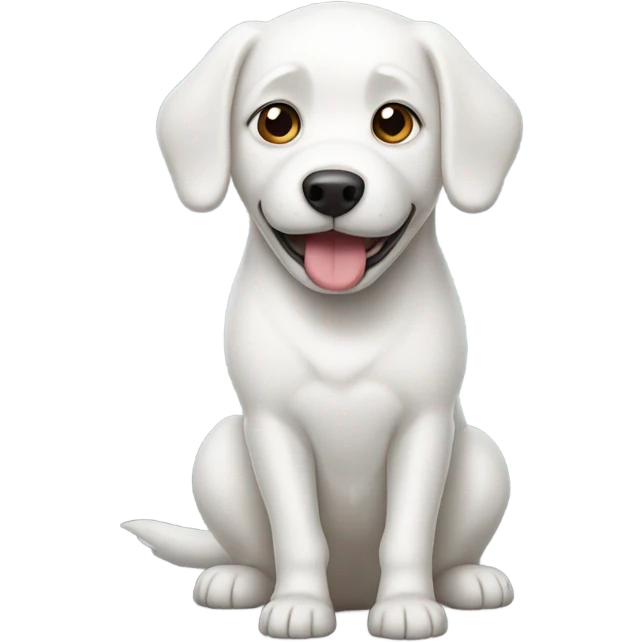 White dog emoji