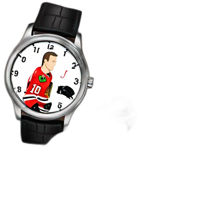 Jonathan Toews as a luxury wristwatch emoji