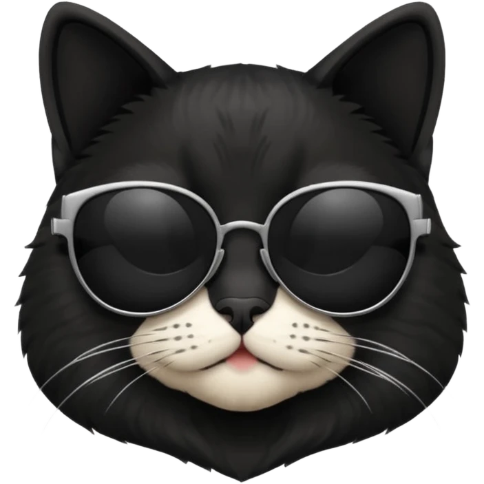 Cat wearing sunglasses emoji