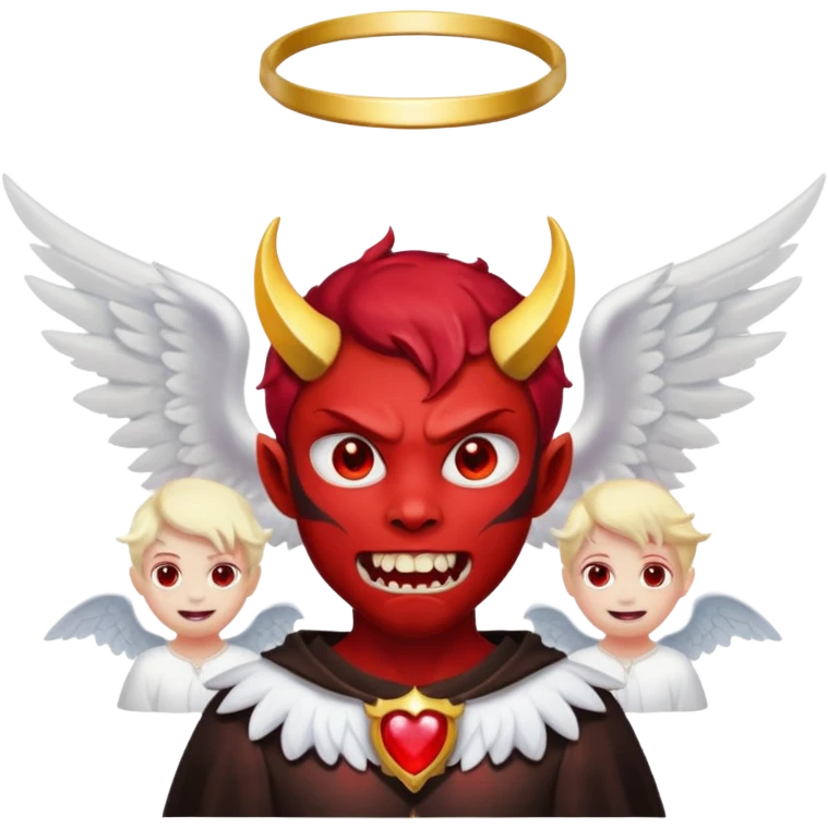 شيطان وملائكة emoji
