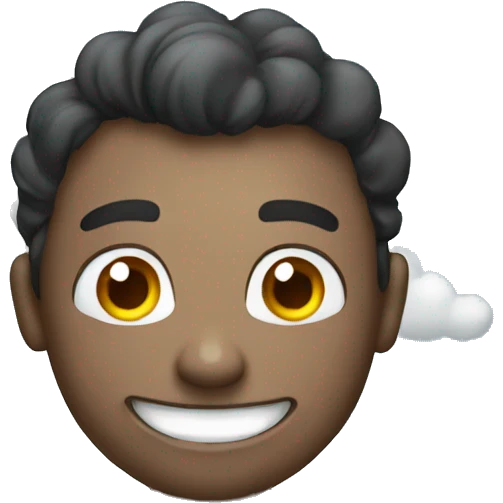 smirking face in the clouds emoji