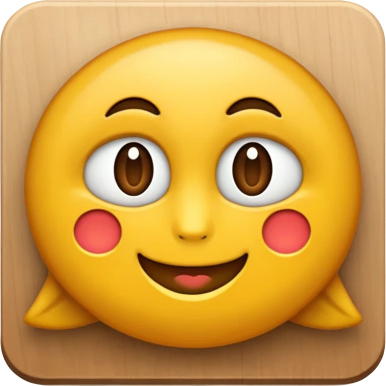 Картофель с ртом и глазами emoji